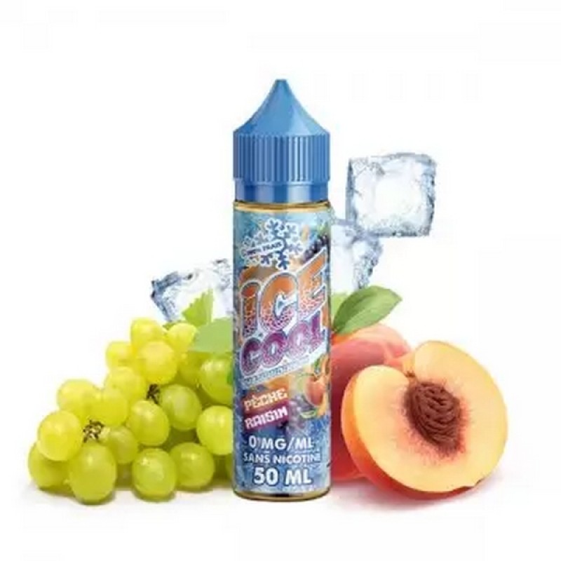 Pêche Raisin 50ml Ice Cool - Liquidarom