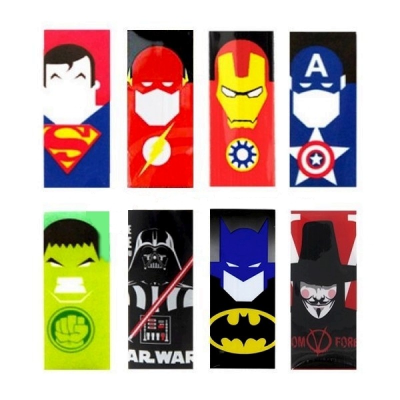 Wraps accu 18650 super heros