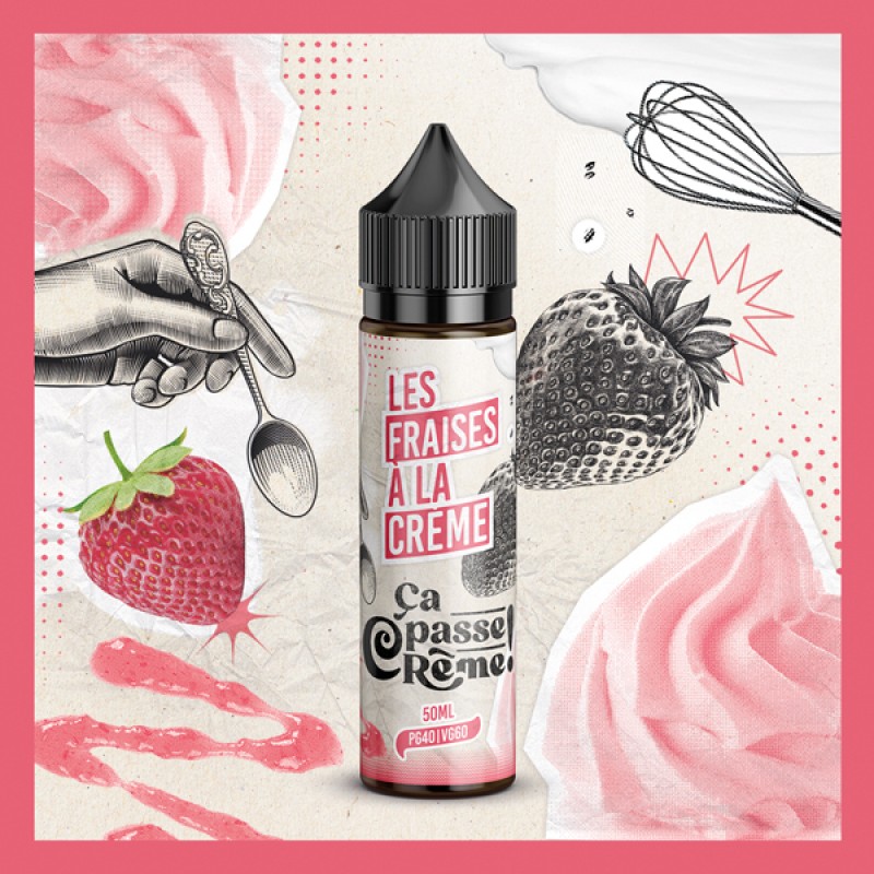 Les Fraises à la Crème 50ml Ca Passe Crème - Toutatis