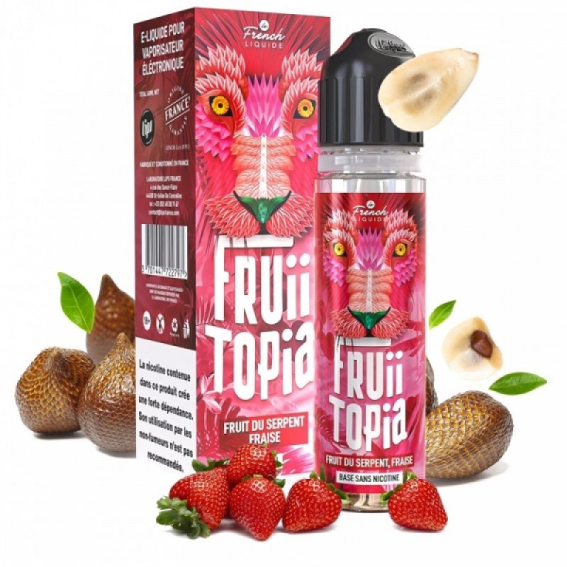 Fruit du Serpent / Fraise 50ml - Fruiitopia - Le French Liquide