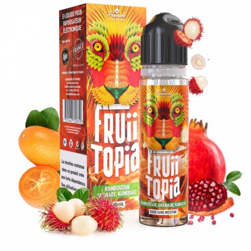 Ramboutan / Grenade / Kumquat 50ml - Fruiitopia - Le French Liquide